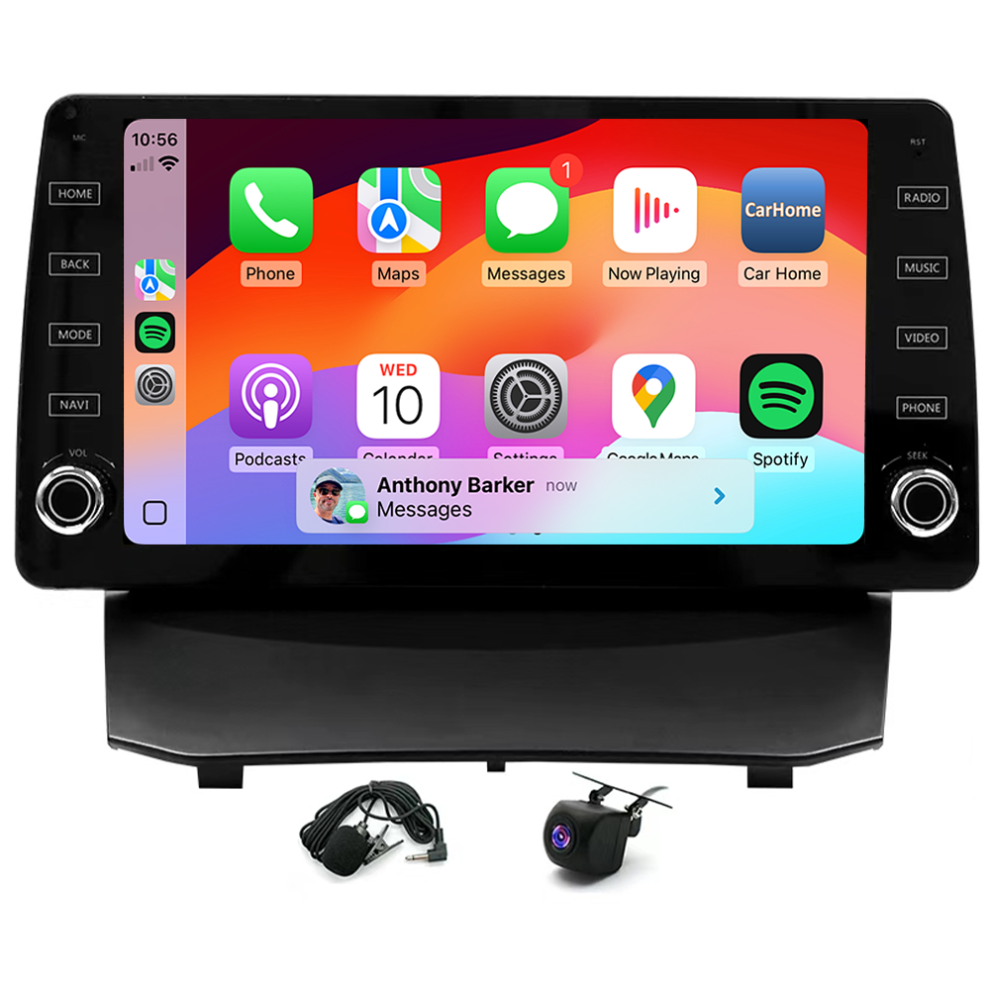10In Car Stereo Radio Gps 2+32G For Ford Fiesta 2009-2014 With Carplay Android Auto Swc + Ahd Backup Camera 8671388320220