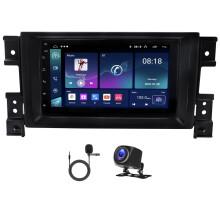 7in Car Stereo Radio GPS 2+64G for Suzuki Grand Vitara 2005-2019 with Carplay Android Auto SWC + AHD Backup Camera