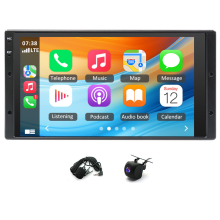 6.83in Car Stereo Radio GPS 2+32G for Ford 1995-2012 with Carplay Android Auto SWC + AHD Backup Camera