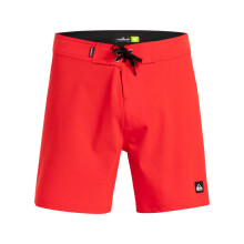 (S, Red) Quiksilver Mens Kaimana Board Shorts