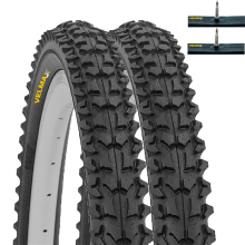 VELMAX 2x 26 x 1.95 Foldable Tyres 53-559 and Presta Inner Tubes (SET PAIRS)