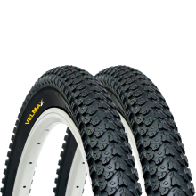 VELMAX 2x 26 x 2.125 Foldable Tyres 57-559 MTB Mountain Offroad Bike(PAIR)