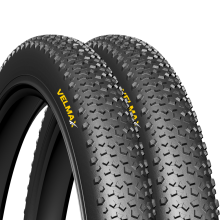 VELMAX 2x 27.5 x 2.35 Foldable Tyres 60-584 MTB Offroad Mountain Bike Bicycle