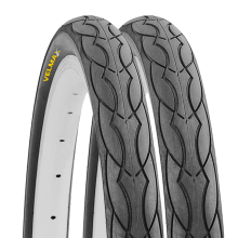 VELMAX 2x 26 x 1.25 Foldable Tyres 32-559 Cycle Road City Hybrid Bike(PAIR)