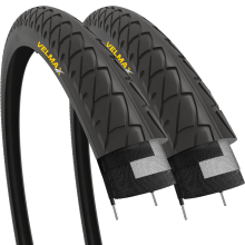 VELMAX 2x 26 x 1.95 Foldable Tyres 53-559 Road Mountain Hybrid City Bike (PAIR)