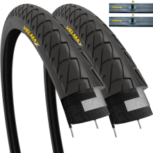 VELMAX 2x 26 x 1.95 Foldable Tyres 53-559 and Schrader Inner Tubes (SET PAIRS)