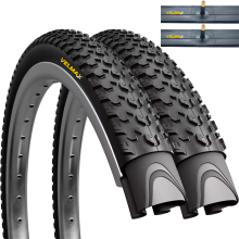 VELMAX 2x 27.5 x 2.10 Foldable Tyres 54-584 and Schrader Inner Tubes (SET PAIRS)