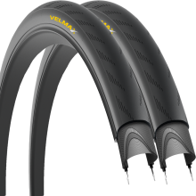 VELMAX 2x 700 x 28c Foldable Tyres 28-622 Race Road Touring Bicycle Bike (PAIR)
