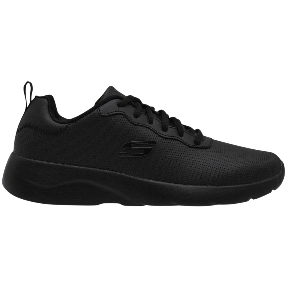 Skechers (9 Uk, Black) Mens Dynamight 2.0 Memory Foam Trainers
