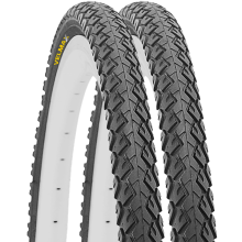 VELMAX 2x 700 x 35c Foldable Tyres 37-622 Road Mountain City Bike Bicycle (PAIR)