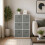 Charles Jacobs (White + 6 Grey Drawers) Charles Jacobs White 6 Cube Open Book Shelf Storage Unit 2