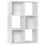 Charles Jacobs (White + 6 Grey Drawers) Charles Jacobs White 6 Cube Open Book Shelf Storage Unit 4