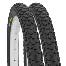 VELMAX 2x 20 x 1.75 Foldable Tyres 47-406 MTB Mountain BMX Bike Bicycle (PAIR)