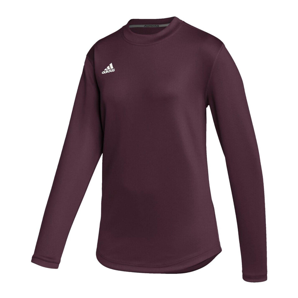 Adidas (8 Uk, Maroon) Womens/Ladies Top