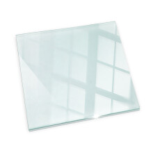 (50x50 cm) Plaque de sol pour poêle en verre trempé protection discrète et moderne pour votre intérieur rectangle carré