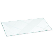 (125x50 cm) Plaque de sol pour poêle en verre dépoli, formats carrés et rectangulaires au design mat, élégante