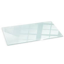 (125x50 cm) Plaque de sol pour poêle en verre trempé protection discrète et moderne pour votre intérieur rectangle carré