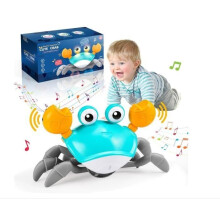 Walking Crab, Baby Toy for 1-2 Year Olds, Musical Early Learning Toys, Baby Toy for 3-6-12 Months, Gift Idea for a 1-Year-Old or a
