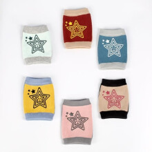 Baby-Knieschoner, Krabbelsocken, rutschfeste Knieschoner, Knieschoner aus Baumwolle für Kleinkinder, Lauflernhilfe, 6 Paar