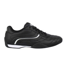 (9 UK, Black/White) Lonsdale Mens Camden Trainers