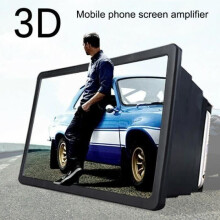 Loupe d'écran 3D portable, amplificateur vidéo agrandi, support pour films HD pour téléphones - NOIR LIA6131