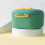 Bewaarcontainer voor melkpoeder, plastic/silicone, 800 ml, groen/geel 5