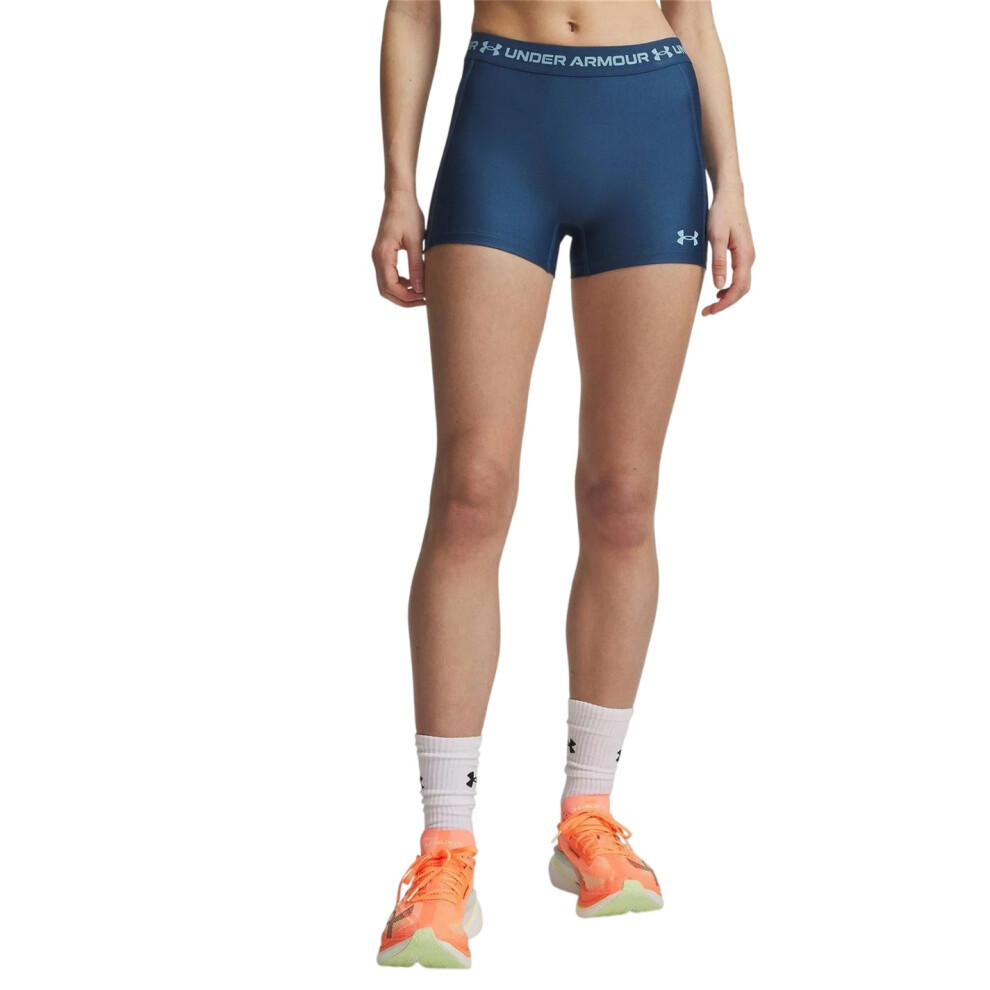 Under Armour (12 Uk, Blue/Blue Haze) Womens/Ladies Heatgear Shorts