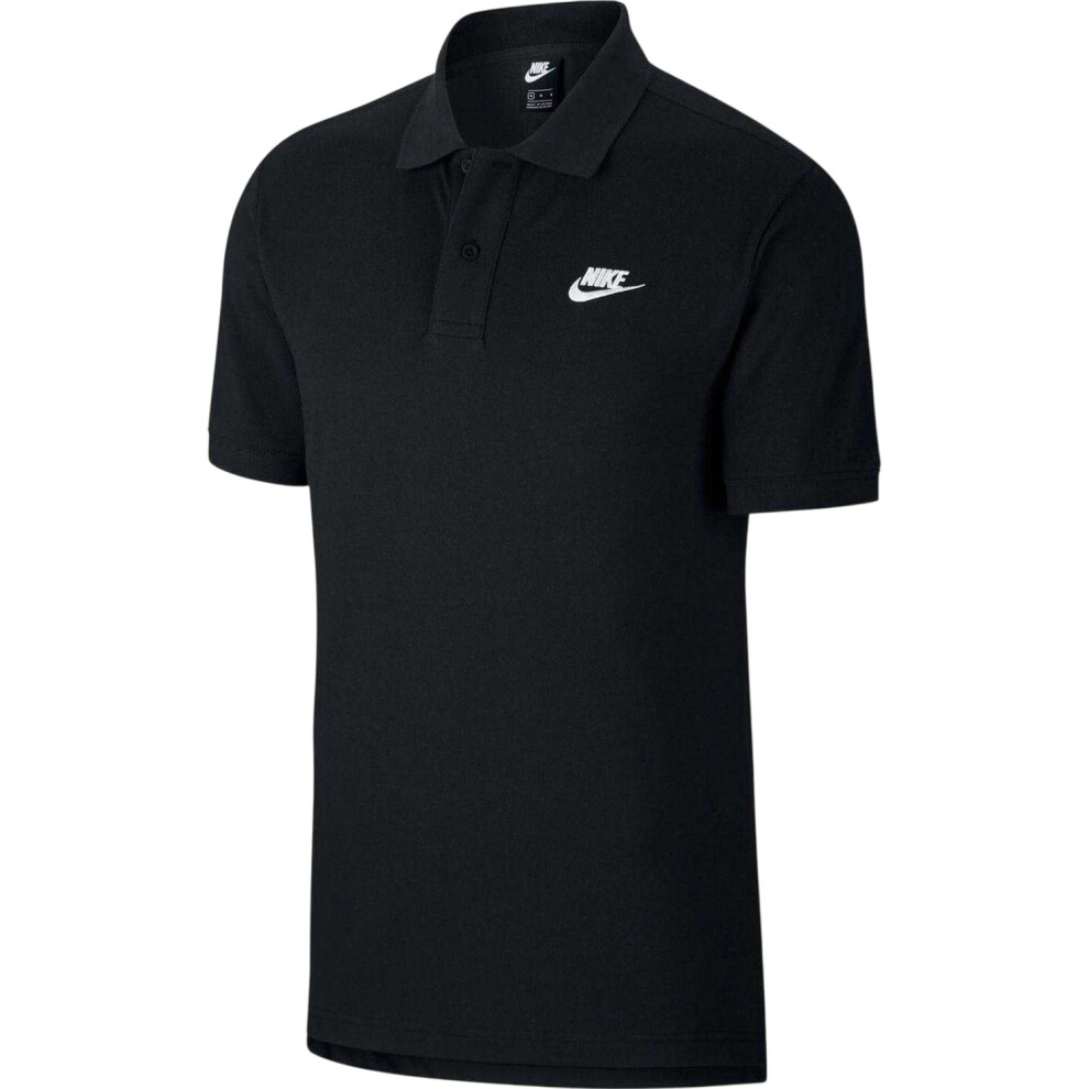 Nike (Xl, Black) Mens Match Up Short-Sleeved Polo Shirt
