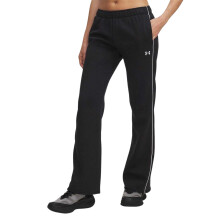 (12 UK R, Black) Under Armour Womens/Ladies Rival Side Stripe Flared Sweatpants