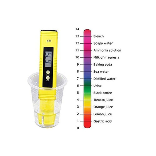AIMOONSA Portable Digital pH Meter Pen, 0-14 pH, 0.01 Resolution, LCD Screen 2