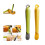 2pcs Multifunctional Kitchen Tool for Peeling Fruit, Plastic Orange Peeler, Citrus Peeler Tool 1