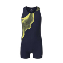 (7-8 Years, Blue/Yellow/White) Zoggs Girls Xtra Life One Piece Swimsuit