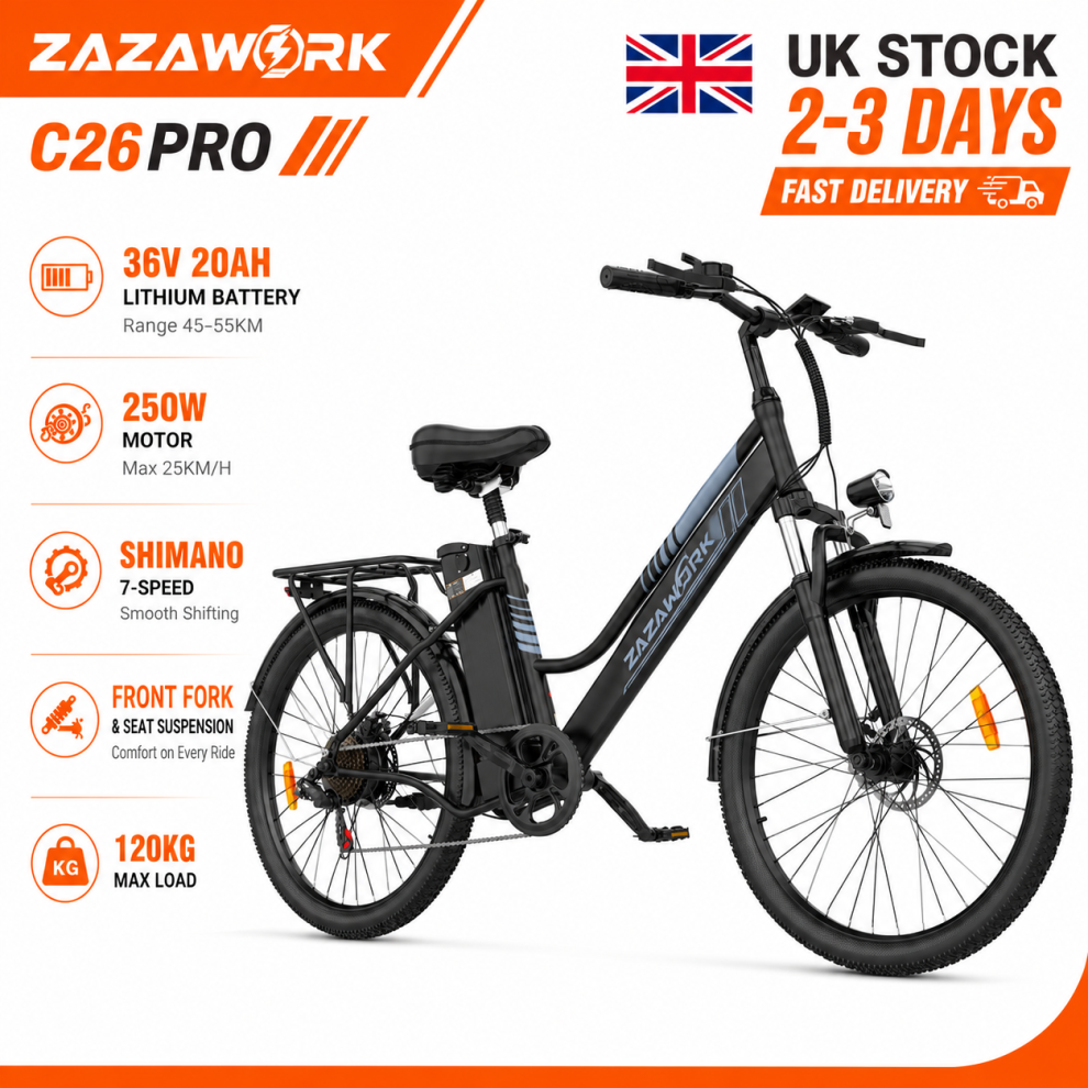 Photos - Bike Zazawork 36V20AH 250W City Commuter Electric 