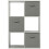 Charles Jacobs (3 Grey Drawers) Charles Jacobs Grey 6 Cube Open Book Shelf Storage Unit 3