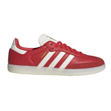 (9 UK, Red/Off White) Adidas Mens Samba Club Juventus FC Leather Trainers