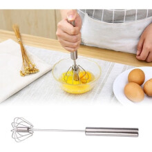 Halbautomatischer Handmixer – Edelstahl – 30 cm – Multifunktional – Leicht zu reinigen – Spülmaschinenfest