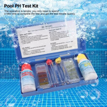 Hoogwaardige chloor- en pH-testkit, accessoires voor waterkwaliteitstests voor zwembaden