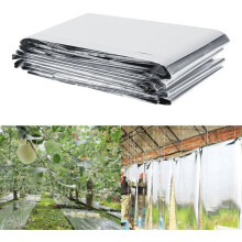 2 Rolls of Reflective Silver Mylar Film for Greenhouses/Plants 210x130 cm - Increases Light & Growth