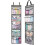 Set of 2 hanging shelves, storage cabinet organizer, hanging organizer, gray 1