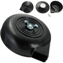 Geluiddemperfilter voor luchtcompressor - 2 stuks 16 mm schroefdraad geluiddemperfilter voor luchtcompressor, zwart