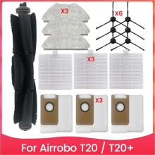 Spare parts for Airrobo T20 / T20+ Robot Vacuum Cleaner. Replacement accessories.