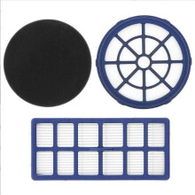 Front and Outlet Filter Kit for Hoover Breeze - AQSACOKIYA - Extra Filtering - Blue