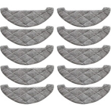 Pack of 10 Mop Cloths for Robot Vacuum Cleaner, compatible with Proscenic 850T robot vacuum cleaner, Replacement Pads