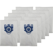 10 Pack Vacuum Cleaner Bags Compatible with Miele Classic C1, C2, C3, S2000, S5000 and S8000, 9917730 GN 3D, Accessories