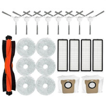 For Xiaomi Robot Vacuum Cleaner X20+ / X20 plus Accessory Kit for Vacuum Cleaner: Main Side Brush, HEPA Filter, Bags
