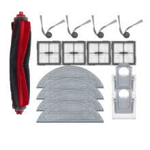 Accessories for Roborock Q10 S5/ Q10 S5+/ Q10 VF/ Q10 VF+, Main and Side Brushes, Cleaning Pads and Bags