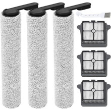 Replacement Brush Rollers - NETBOAT - Tineco Floor ONE S7 Pro - 3 Rollers - HEPA Filters - Accessories