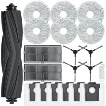 Accessory kit for Dreame L10s Pro Ultra Heat/ L10s Ultra Gen 2, Parts for X30 Ultra, 1 Main Brush, 6 Dust Bags