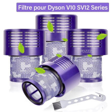 Filter for Dyson V10 SV12, Filter for Dyson Cyclone V10 SV12 Series V10 Absolute/Animal/Total Clean/Motorhead Vacuum Cleaners, 4 Pack