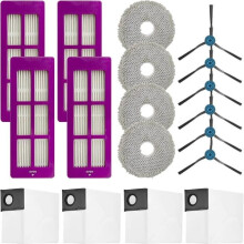 18-piece replacement accessory kit for Eureka J15 Pro Ultra robot vacuum cleaner - AQSACOKIYA - washable and reusable